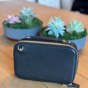 NEW - BANDOLIER CAMERON BAG SET (Black with Gold) - $130